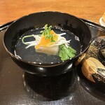 日本料理 幸庵 - クワイ豆腐と白魚