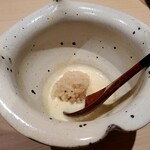 すし宮川 - 鮑肝ソース