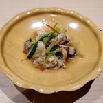 すし宮川 - 蝦夷つぶ貝の和えもの