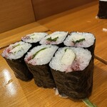 長崎の味処 鮨・割烹さくらい - ツレが頼んだ山芋巻