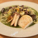 Fortune comes in at the merry gate - ホタルイカのジェノベーゼパスタ