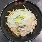 最強油そば 春日亭 - 料理写真:■しょうゆ油そば並盛野菜増し¥1,020