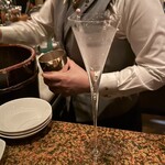 バー スティンガー - 息子が「男らしいきりっとしたのを作ってください」と頼んで出てきた1杯