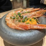 オクユカシ - 赤海老のユッケ