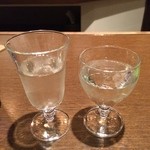 Saku - 酒のタイプに併せてグラスのカタチが違います