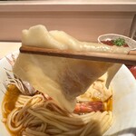 麦と麺助 - 甘海老ワンタン