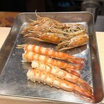 麦と麺助 - 活車海老