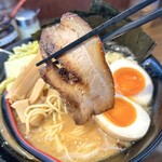 らーめん行者 - 濃厚とんこつ味噌とトッピングセットB