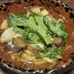 古民家 やまから - 鹿ホルモン アヒージョ