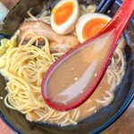 らーめん行者 - 濃厚とんこつ味噌とトッピングセットB