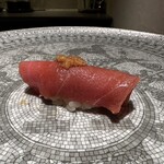 きう - ◇本鮪霜降山山葵載せ