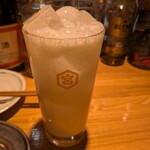 居酒屋 ヨーテル - お腹をいたわり子宝ヨーグルトサワー（600円）。