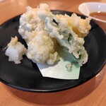 すし銚子丸 - 白子の天ぷら