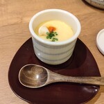 ふく山本 - とらふぐの白子入り茶碗蒸し