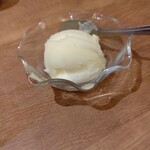 ふく山本 - 柚子シャーベット