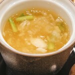 鮨 しゅん輔 - 蕪の摺り流しのドアップ