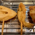 祇園囃子 なんばウォーク店 - れんこん・きす大葉巻き・牛