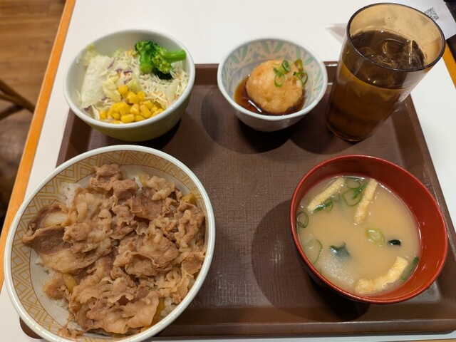 Sukiya Takeshiba Ten - Takeshiba/Gyu-don (Beef bowl) | Tabelog