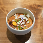 レストラン ウオゼン - 香箱外子、内子と身、バターなっつきじ　古紙ひかり、イクラ、