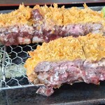 とんかつ 金の豚おか田 - とんかつ定食 ヒレ160g ＋ 梅じそ わさび