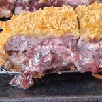 とんかつ 金の豚おか田 - とんかつ定食 ヒレ160g ＋ 梅じそ わさび