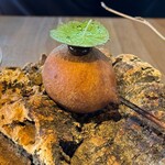 レストラン ウオゼン - ジビエドック　いいのしし鹿そーせーじのアメリカンドッグ