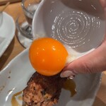 タンサン酒場 縁 - 料理写真:月見つくね