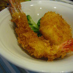 タントリア - 蟹クリームコロッケ、海老フライ