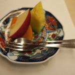 洛北荘 - ’15.01.03（土）　水菓子（淋子・メロン・柿）