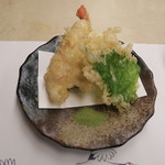 洛北荘 - ’15.01.03（土）　油物（蟹天婦羅・蓮根・丸十）