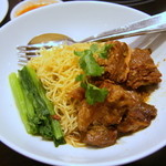 Coca Restaurant - 卵麺 豚のスペアリブ98バーツ