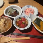 茶茶 白雨 - おばんざい5種