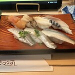 きづなすし - 光モノ＆貝類。