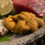 ひでや - お刺身盛り合わせ うに