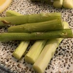 ひでや - アスパラ 塩焼き
