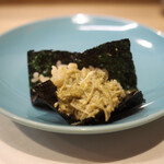 うを徳 - 蟹 蟹味噌和え（手巻き）