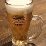 福福屋 - キリン一番搾り(生)(中ジョッキ)