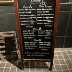 ボン・ヴィラージュ・オゼ - 店前のメニュー