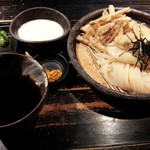 山元麺蔵 - ゴボウ天うどん山芋とろろトッピング