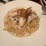 御徒町ワイン食堂パパン - ズワイガニのクリームパスタ