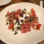 御徒町ワイン食堂パパン - 本日鮮魚のカルパッチョ