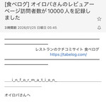 まる博 - 本日、レビュアーページ訪問者数　一万人到達m(_ _)m