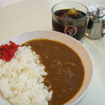 PHOTO SALOON - トマトチキンカレー、アイスコーヒー