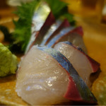 すし旬 - アジの刺身、ブランドだった気もします