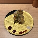 炭火焼鳥 いざ和 - 舞茸の天ぷら