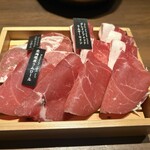 羊と饂飩 - ラムしゃぶ　3種