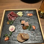 羊と饂飩 - 前菜♡