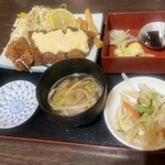 串かど - ダブルA定食1200円