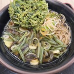 総のうどん・そば  - 山菜そばと春菊天　880円