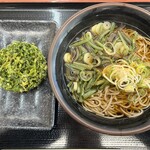 総のうどん・そば  - 山菜そばと春菊天　880円